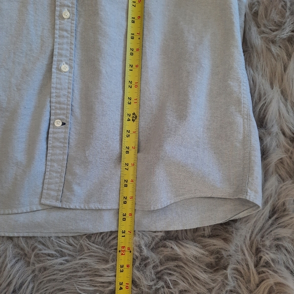 Tall American Eagle Button Down Short Sleeve Shirt - Picture 8 of 9